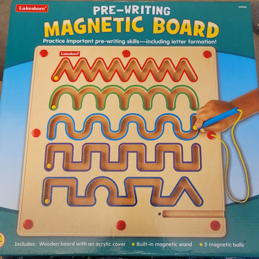 Lakeshore. Pre-writing magnetic board